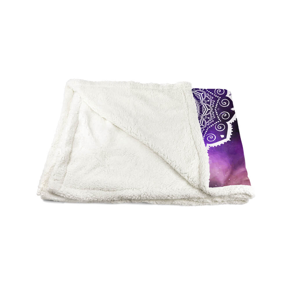 Bohemia Flowers Sherpa blanket Giftable