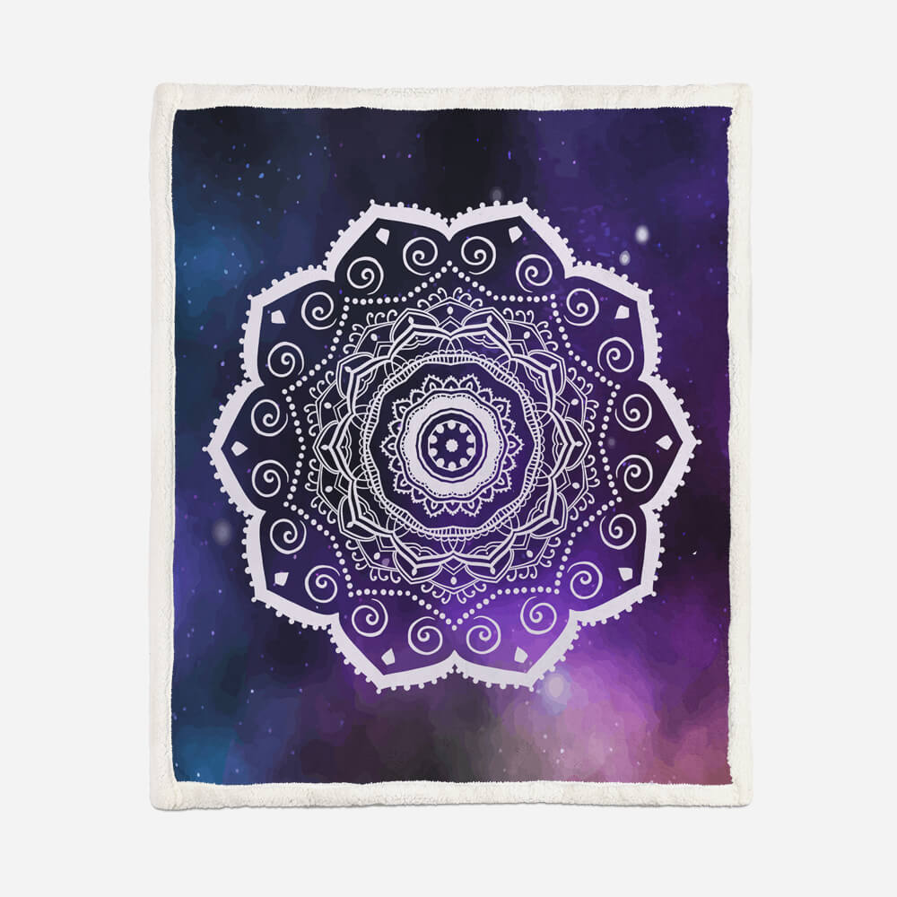Bohemia Flowers Sherpa blanket Giftable