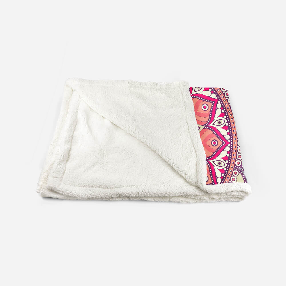 Bohemia Flowers Sherpa blanket Giftable